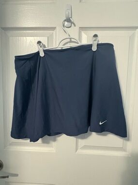 Nike navy athletic skort with white logo | EUC | Size XL